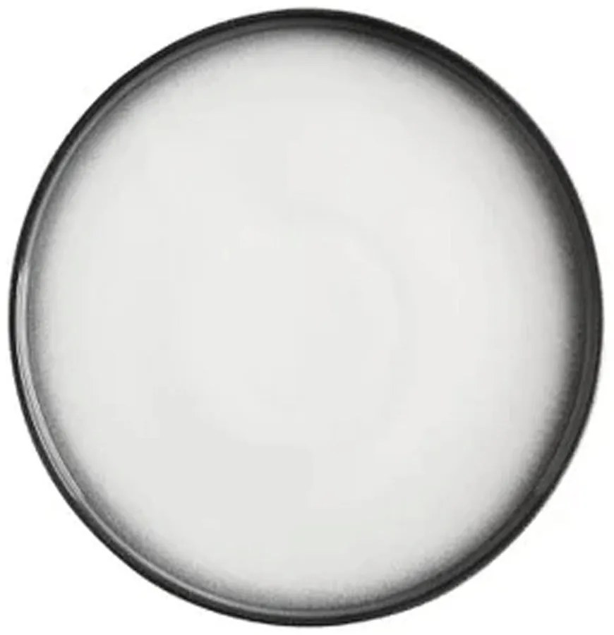 Πιάτο Φαγητού Με Ψηλό Χείλος AX0258 26,5cm White-Anthracite Maxwell&Williams Πορσελάνη