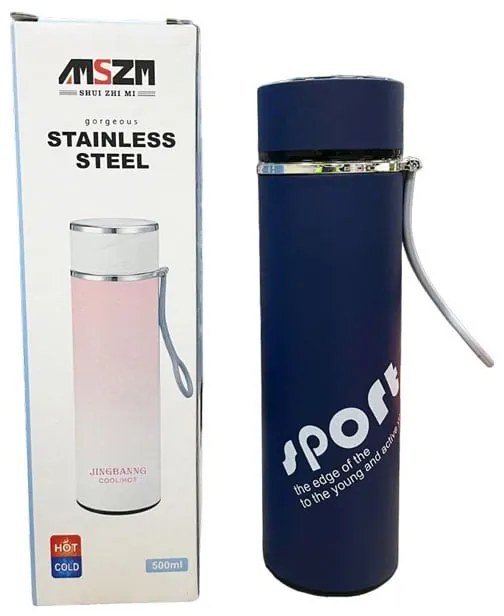 MSZM Μπουκάλι Θερμός 500mL - Stainless Steel Bottle Jingbang 777