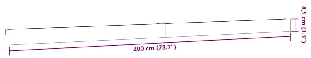 ΚΙΤ ΥΛΙΚΟΥ ΣΥΡΟΜΕΝΗΣ ΠΟΡΤΑΣ 200 CM ΚΡΑΜΑ ΑΛΟΥΜΙΝΙΟΥ SLIVER 4009753