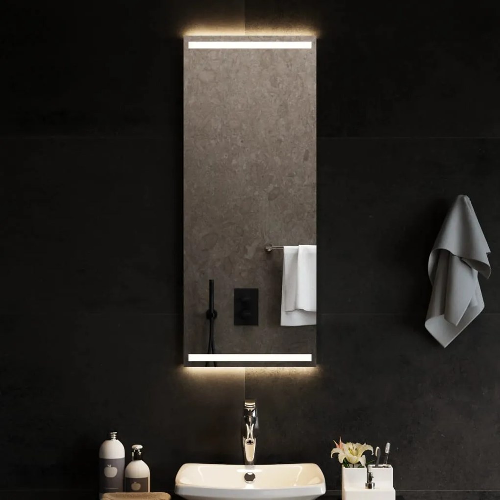 vidaXL Καθρέφτης Μπάνιου με LED 40x100 εκ.