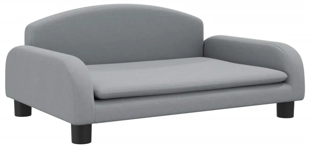 vidaXL Καναπές Παιδικός Ανοιχτό Γκρι 70x45x30 εκ. από Ύφασμα
