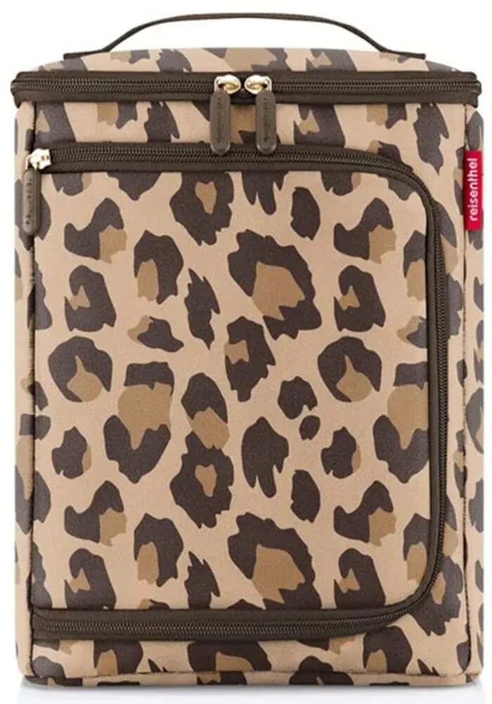 Ισοθερμική Τσάντα Αδιάβροχη Leo Macchiato UK6048 23x30x14cm 7lt Multi-Brown Reisenthel Πολυέστερ