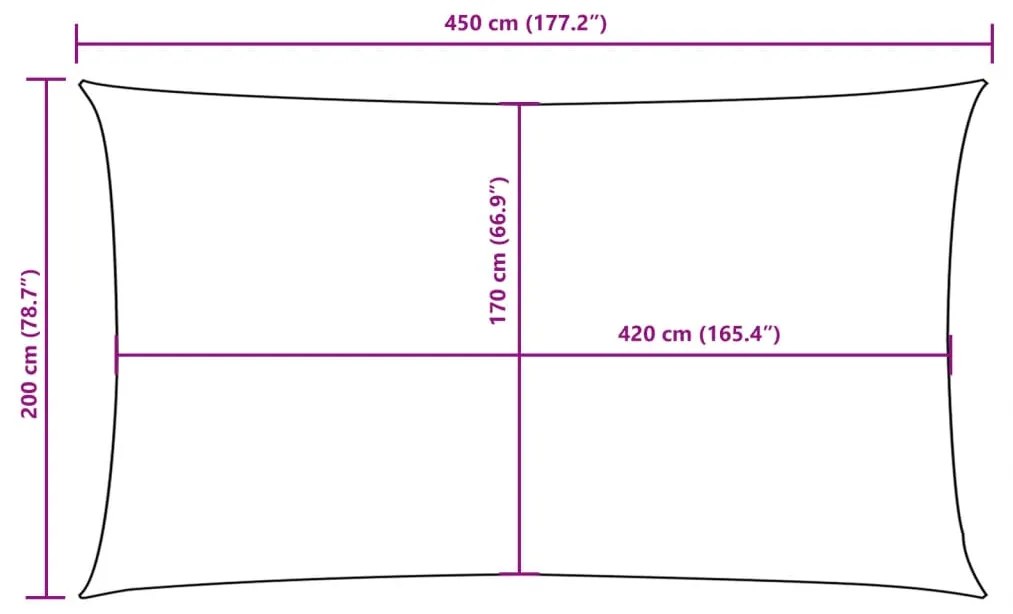 ΠΑΝΙ ΣΚΙΑΣΗΣ ΟΡΘΟΓΩΝΙΟ TAUPE 2 X 4,5 Μ. ΑΠΟ ΎΦΑΣΜΑ OXFORD 135423