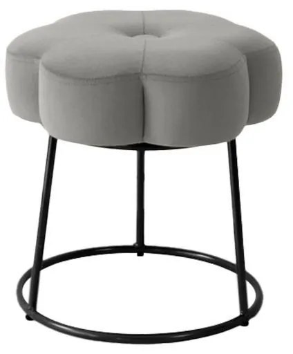 Σκαμπό 232011 Fylliana Ανοικτό Γκρί 38x38x39 εκ. 38x38x39 εκ.
