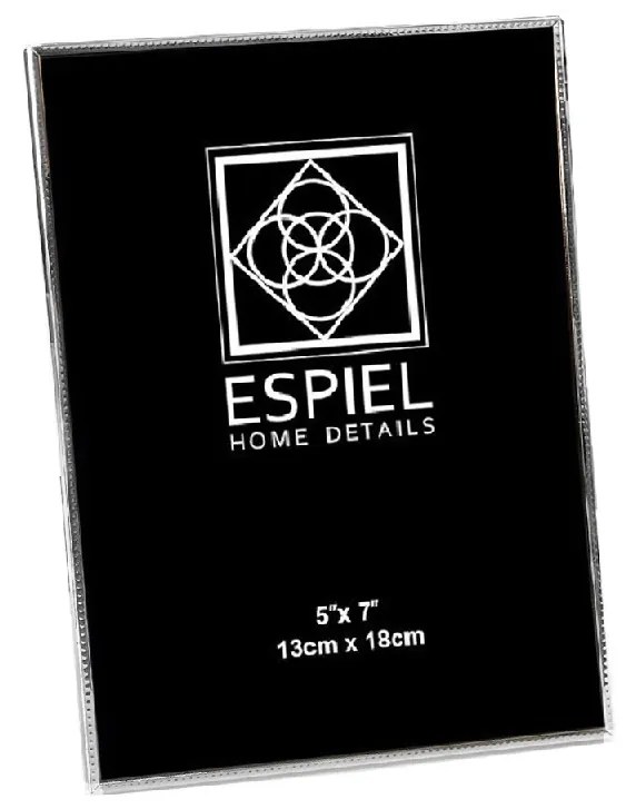 Κορνίζα Μεταλλική Ασημί ESPIEL 13x18εκ. FAM753
