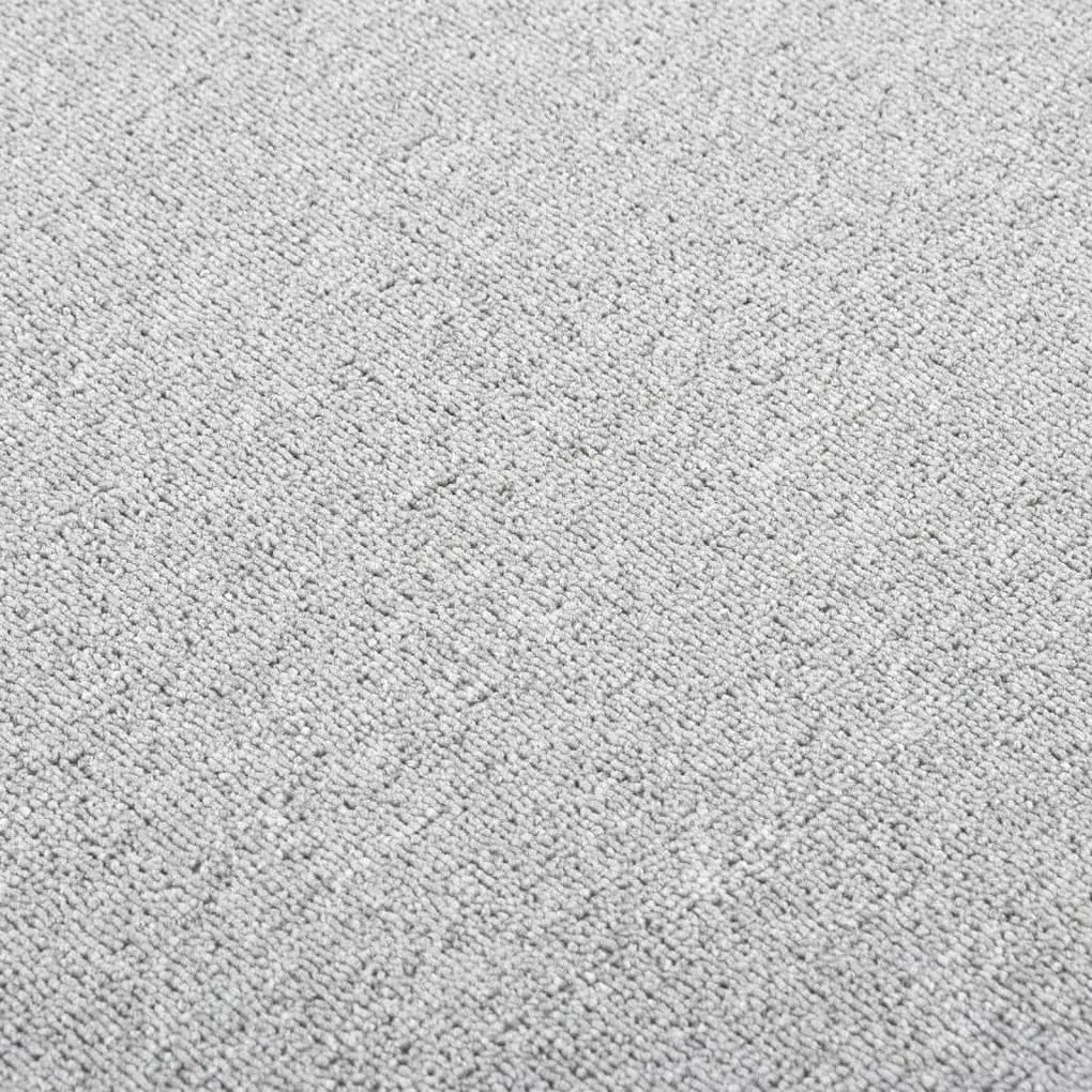 vidaXL Χαλί Διάδρομος Ανοιχτό Γκρι 80 x 300 εκ.