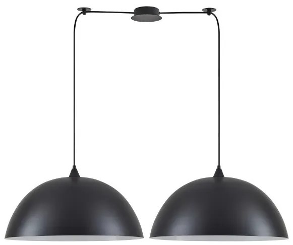 Κρεμαστό Φωτιστικό Οροφής 2xE27 Μαύρο Adept Pendant 77-8724 Homelighting-77-8724-Μαύρο 77-8724