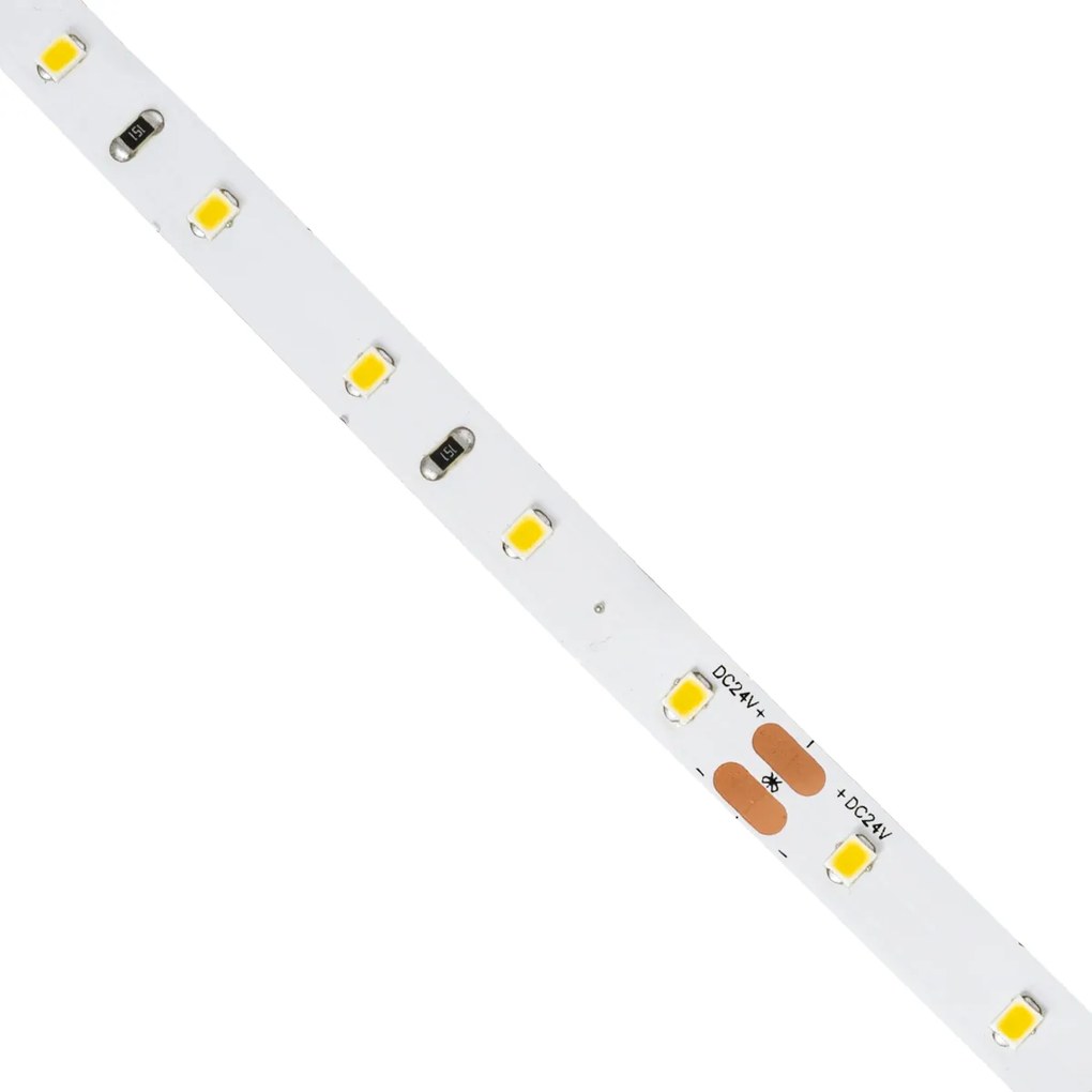 GloboStar® LILAC 70202 Ταινία LED 6W/m 660lm/m 120° DC 24V IP20 - 60 x SMD 2835 LED Chip/Μέτρο - Μ5000 x Π8 x Υ1mm - Ρολό 5 Μέτρων - Θερμό Λευκό 3000K - 5 Χρόνια Εγγύηση