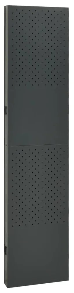 vidaXL Διαχωριστικό Δωματίου με 4 Πάνελ Ανθρακί 160 x 180 εκ. από Ατσάλι