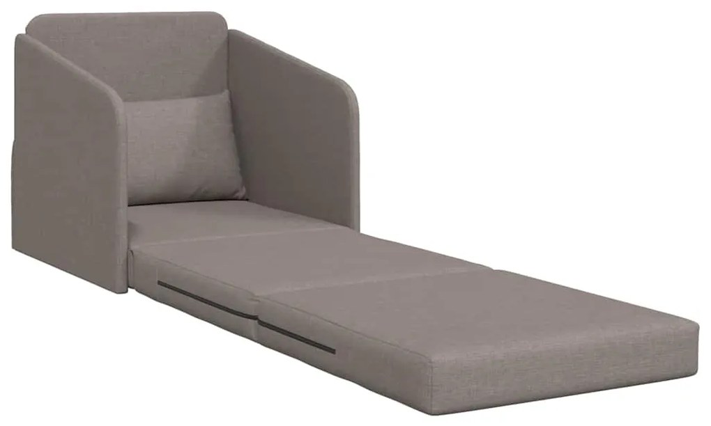 vidaXL Κρεβάτι καναπές Taupe 65 x 80 x 83 εκ. ύφασμα