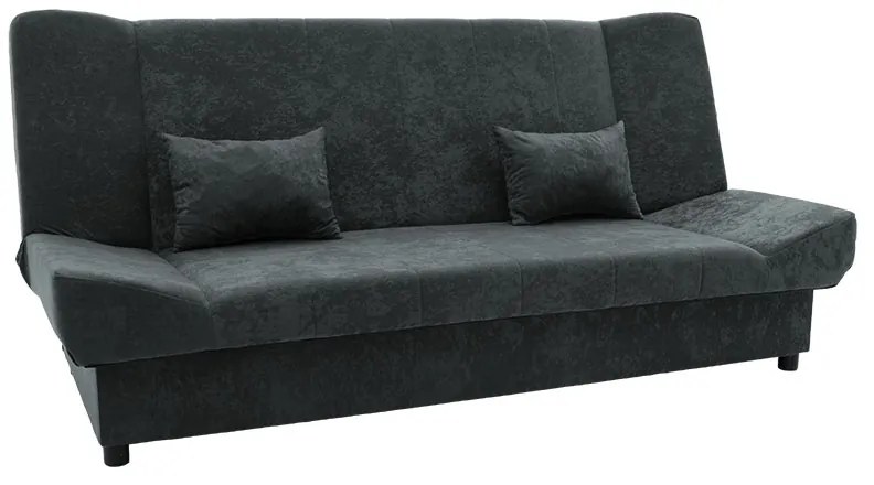 Kαναπές-κρεβάτι Tiko  3θέσιος με αποθηκευτικό χώρο ύφασμα ανθρακί 200x