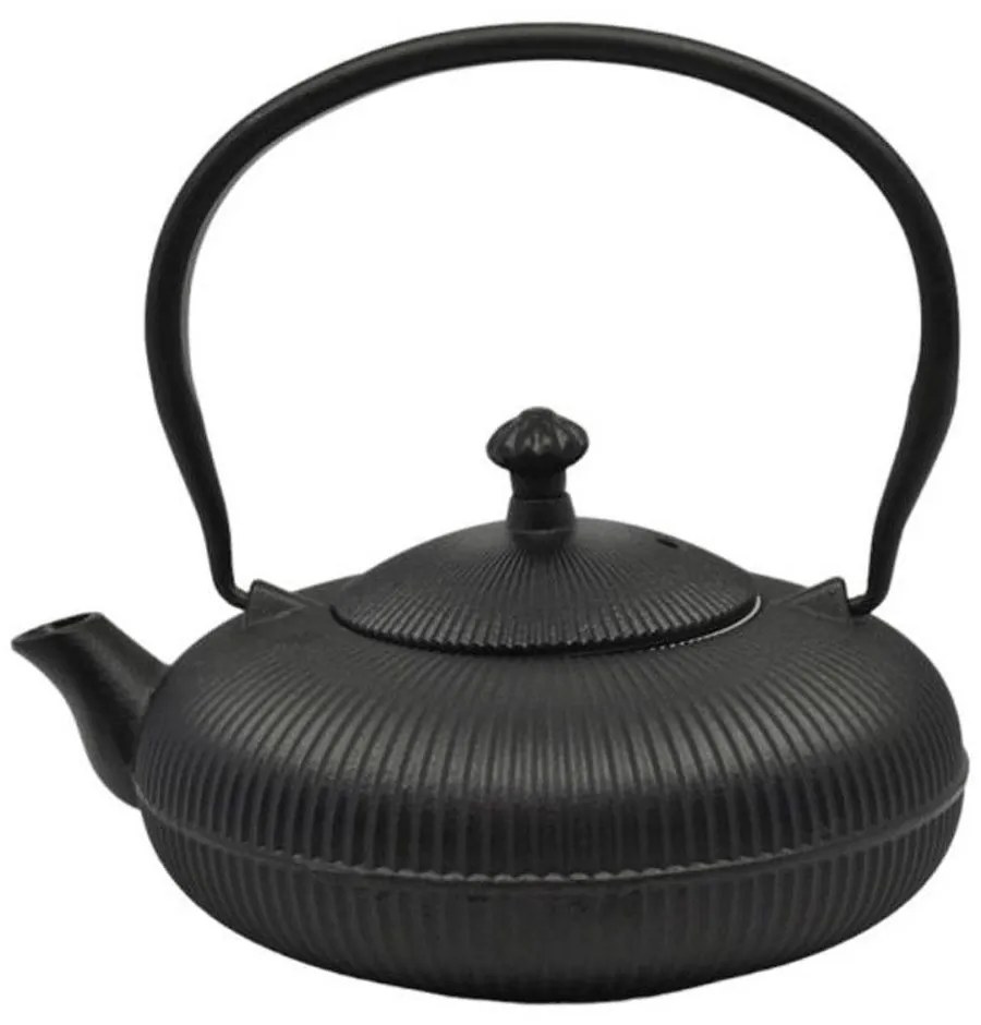 Τσαγιέρα Μαντεμένια Με Φίλτρο 832217 800ml Black Ankor Cast Iron