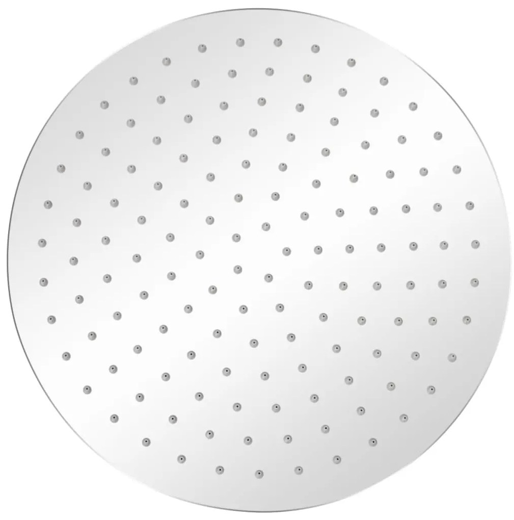 vidaXL Κεφαλή Nτους Βροχή Στρογγυλή 30 εκ. από Ανοξείδωτο Ατσάλι