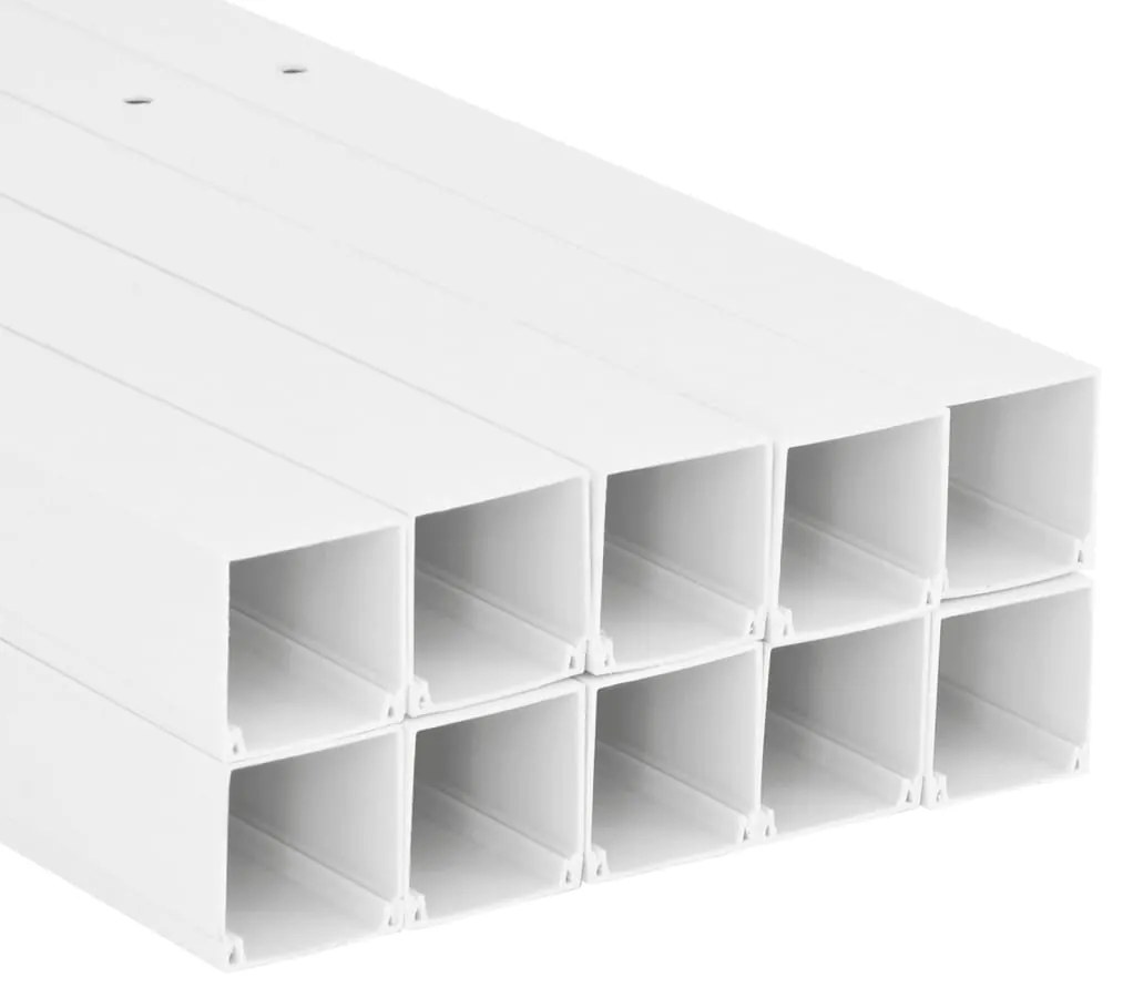 vidaXL Κανάλι Καλωδίων 150 x 50 χιλ. 10 μ. από PVC