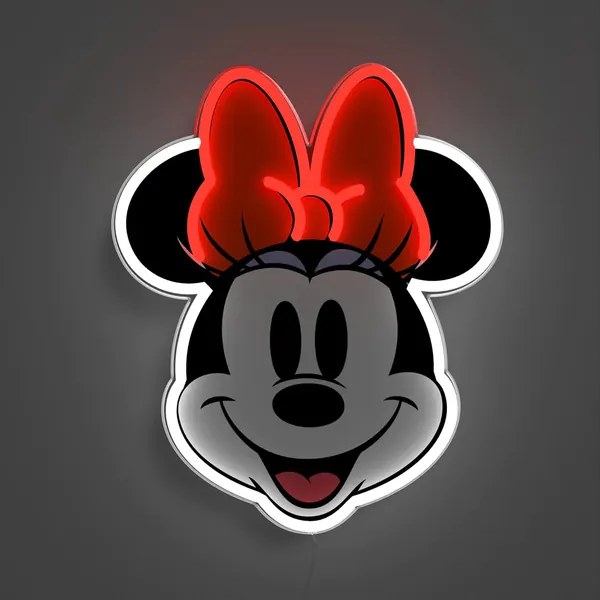 Επιτοίχιο Φωτιστικό Neon Yellowpop LED 21.7x26cm Disney Minnie Τυπωμένο