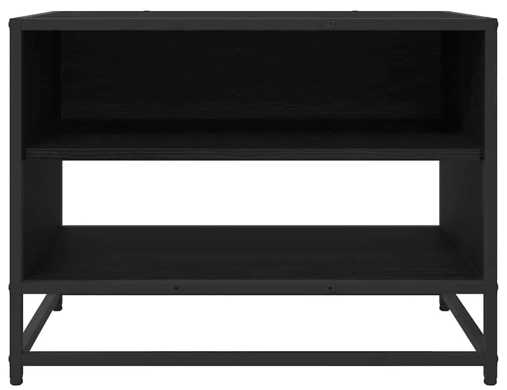 vidaXL Ντουλάπι TV Μαύρη δρυς 61 x 40 x 46 εκ Επεξεργασμένο ξύλο