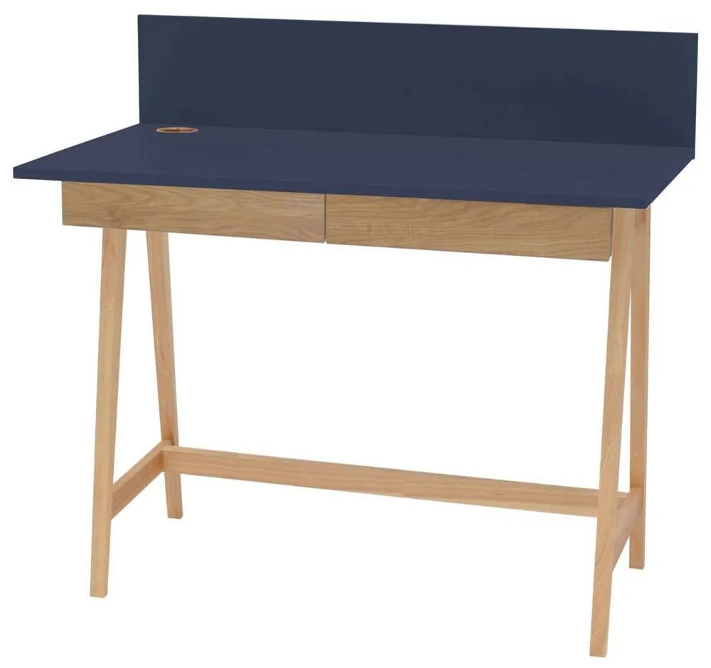 Γραφείο Luka LUKA2DOFASH15 110x50x75cm Natural-Navy Blue