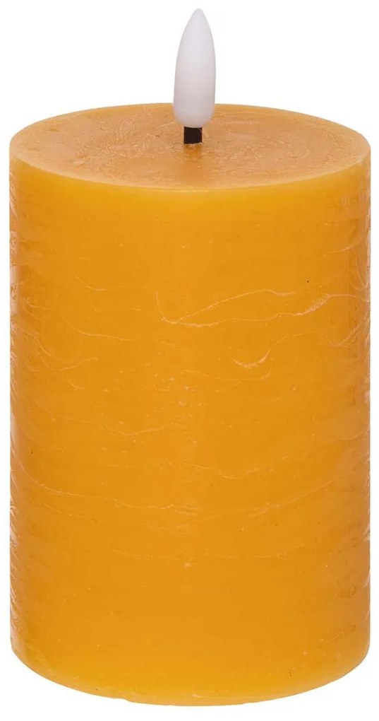 Διακοσμητικό Φωτιστικό Κερί Led (Φ7x13) A-S Molia Jaune 200665D