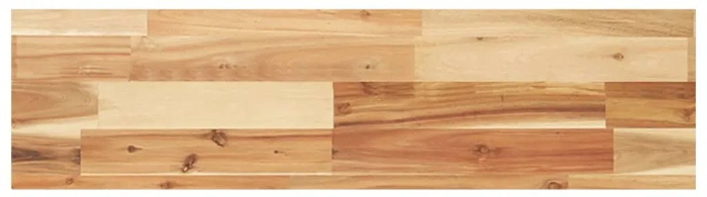 Ράφι Κρεμαστό 100x20x4 εκ. Φινίρισμα Λαδιού Μασίφ Ακακία - Καφέ