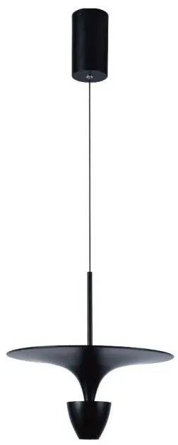 Κρεμαστό Φωτιστικό Οροφής LED 9W 230V 1000lm 120° IP20 Θερμό Λευκό Μαύρο 10084 VTAC-10084-Μαύρο 10084