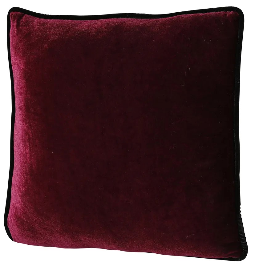 ΜΑΞΙΛΑΡΙ ΚΟΚΚΙΝΟ ΚΡΑΣΙΟΥ ΒΕΛΟΥΔΟ Velveti 40x40cm 100%polyester handwash only polyester