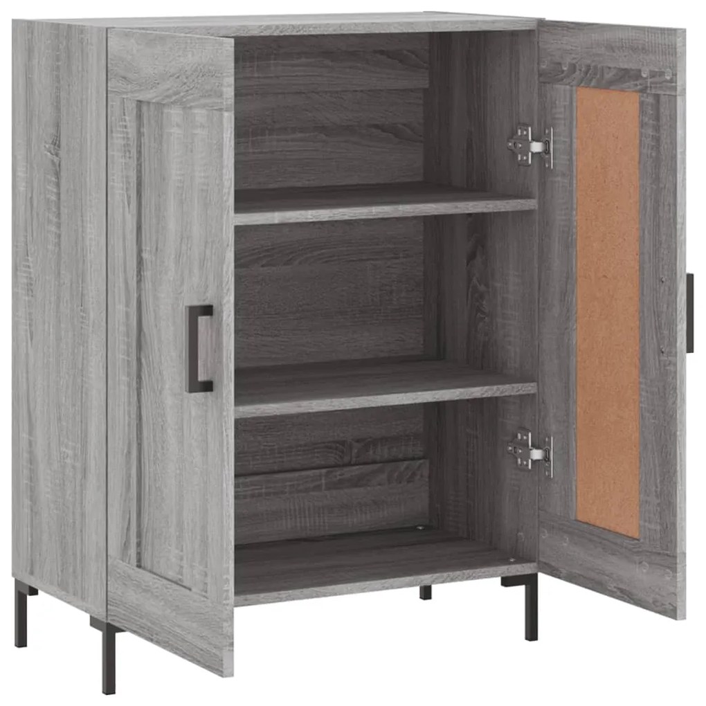 vidaXL Ντουλάπι Γκρι Sonoma 69,5 x 34 x 90 εκ. από Επεξεργασμένο Ξύλο