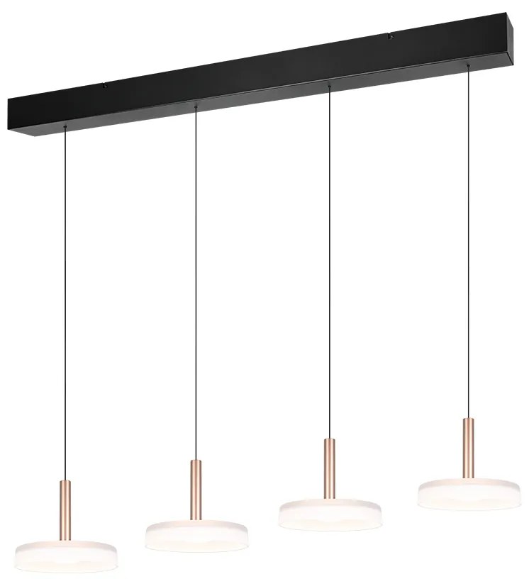 Φωτιστικό Κρεμαστό Trio Lighting CELESTE 354910465 Καφετί (Coffee) 3000K