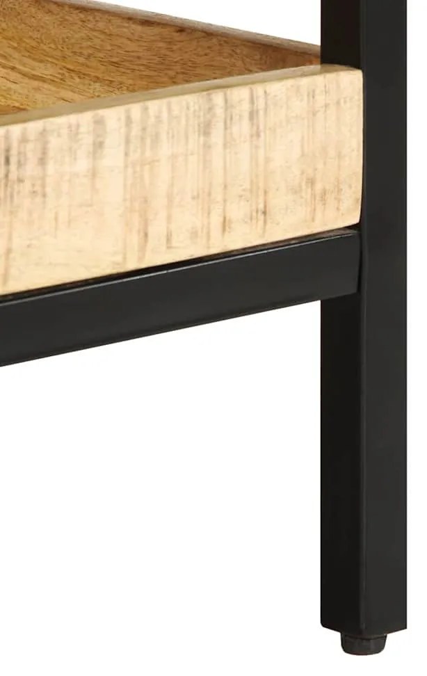 vidaXL Τραπεζάκι Πλευράς Καφέ 55 x 55 x 45 cm Στερεό ξύλο μάνγκο