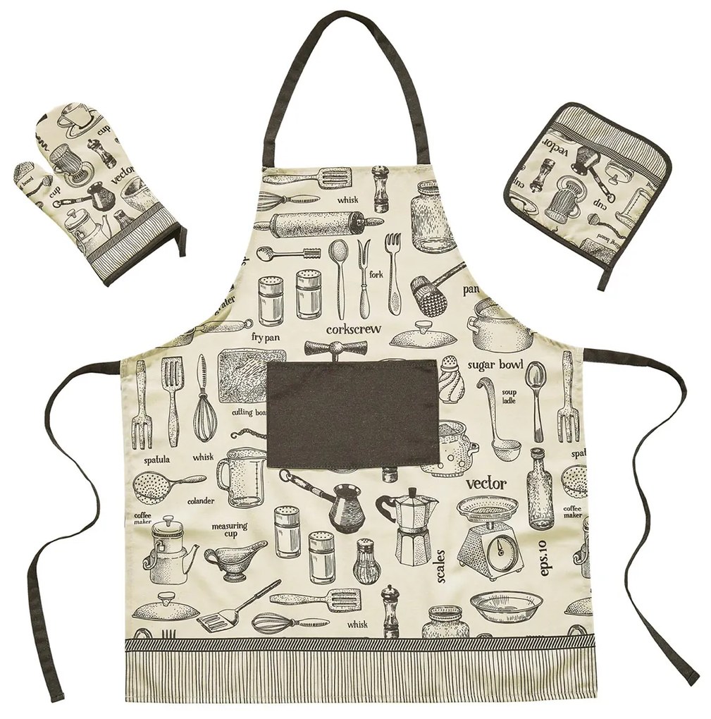 Σετ Κουζίνας 3τμχ Das Home Kitchen 0721