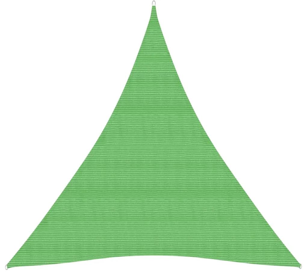 Πανί Σκίασης Ανοιχτό Πράσινο 3 x 4 x 4 μ. από HDPE 160 γρ./μ²