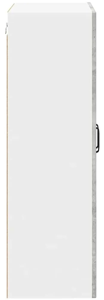 vidaXL Κρεμαστό ντουλάπι κουζίνας Σκυρόδεμα Γκρι 60 x 31 x 100 εκ.