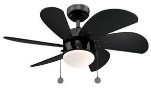 Ανεμιστήρας οροφής TURBO SWIRL με φως μαύρο Westinghouse-7871140-Μαύρο 7871140