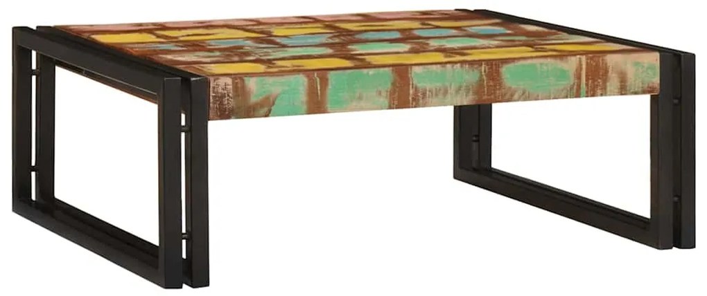 Ράφι μπάνιου 65 x 50 x 23 εκ Μασίφ ξύλο μάνγκο και σίδερο