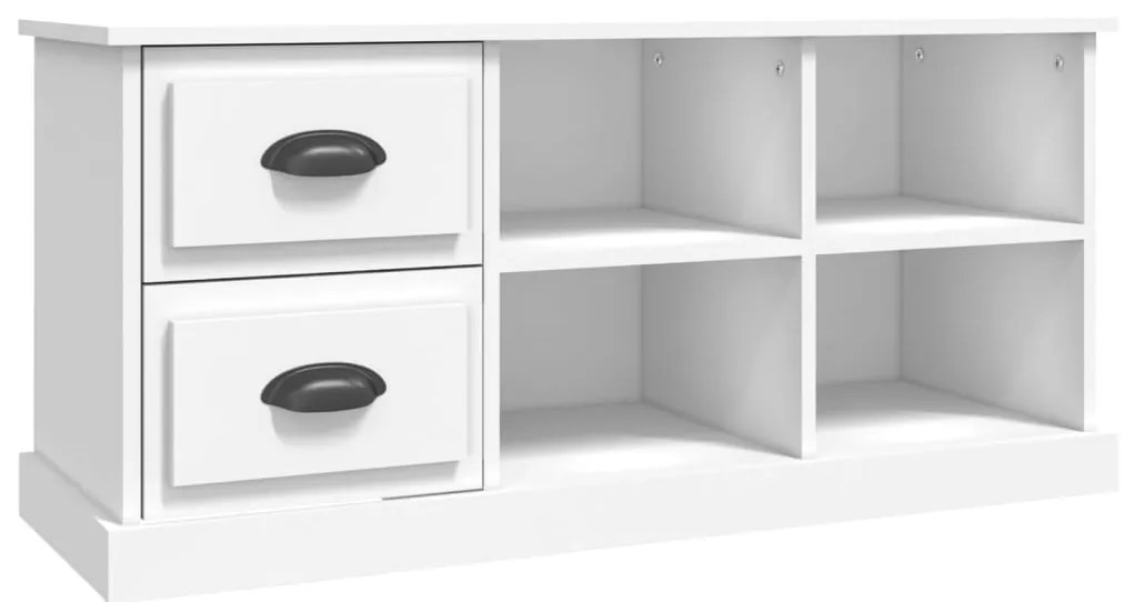 vidaXL Έπιπλο Τηλεόρασης Λευκό 102x35,5x47,5 εκ. Επεξεργασμένο Ξύλο