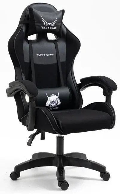East Seat YT-727 Δερματίνης Μαύρη