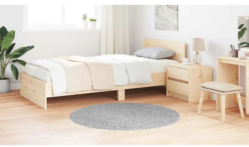 vidaXL Χαλί Γκρι 120 x 120 cm Πολυπροπυλένιο