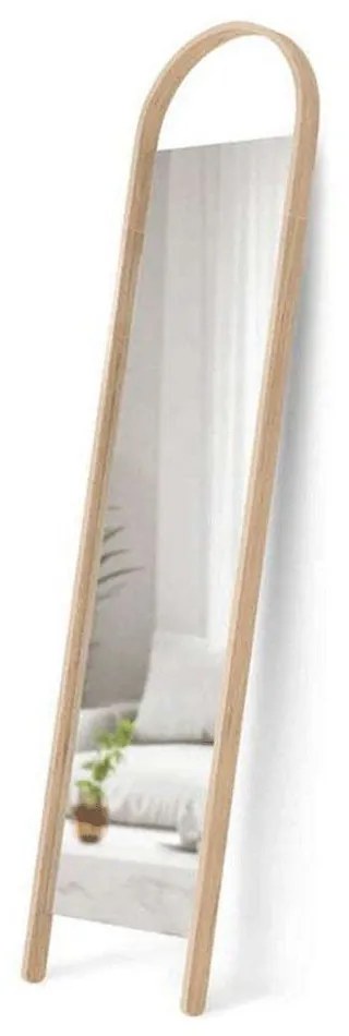 Καθρέπτης Δαπέδου Bellwood 1019920-390 45x5x195,9cm Natural Umbra Wood, Glass