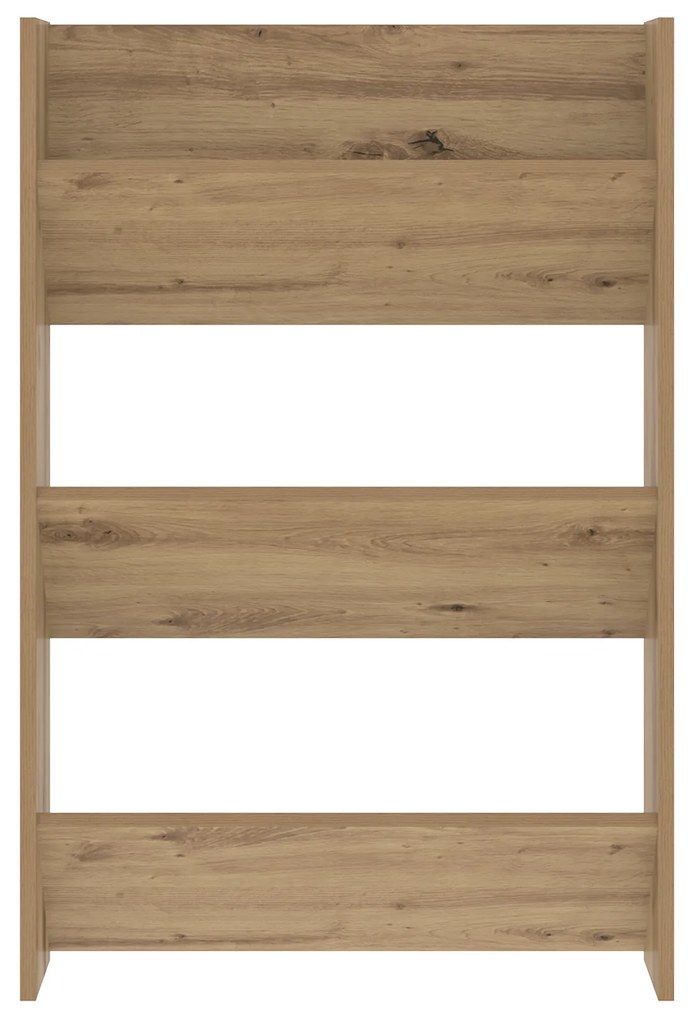 vidaXL Ντουλάπες παπουτσιών τοίχου artisan δρυς 60 x 18 x 60 εκ