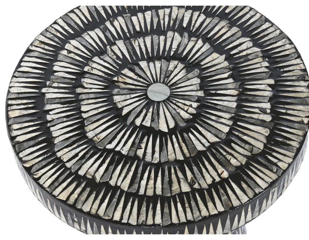 Βοηθητικό Τραπέζι Home ESPRIT Μαύρο Χρυσό 40 x 40 x 48 cm