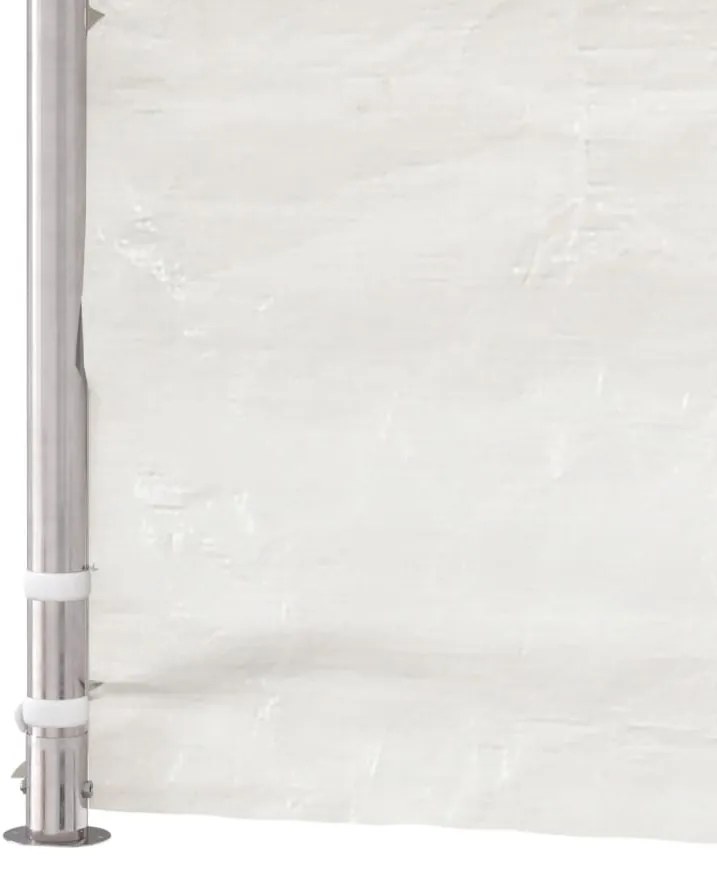 vidaXL Κιόσκι με Τέντα Λευκό 6,69 x 2,28 x 2,69 μ. από Πολυαιθυλένιο