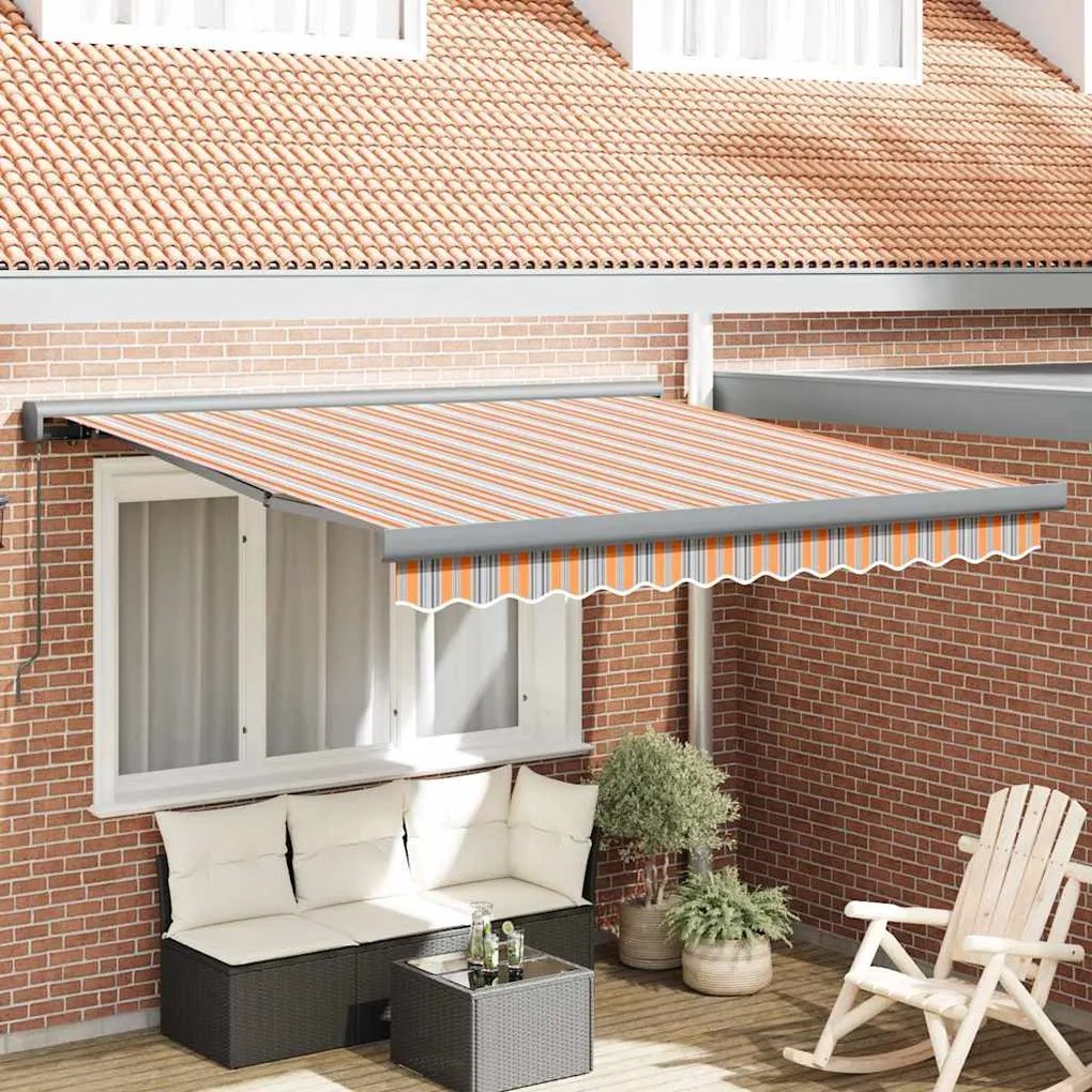 vidaXL Σκηνίτσα Αναδιπλούμενη Πολύχρωμο 300 x 250 εκ Ύφασμα, Μέταλλο