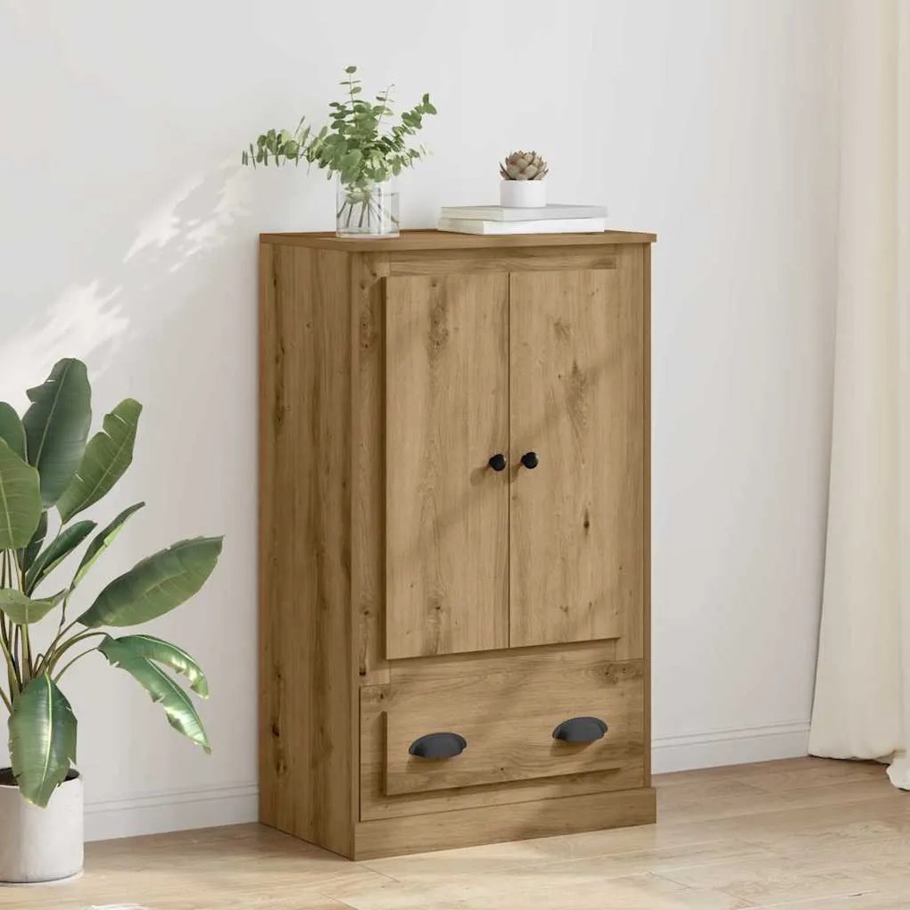 vidaXL Highboard Artisan Oak 60 x 35,5 x 103,5 εκ. Επεξεργασμένο ξύλο