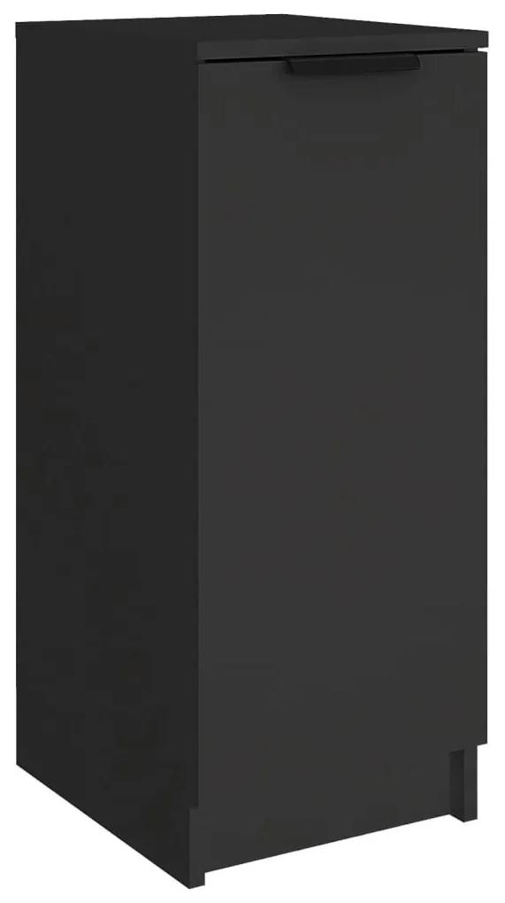 Παπουτσοθήκη Μαύρη 30 x 35 x 70 εκ. από Επεξεργασμένο Ξύλο - Μαύρο