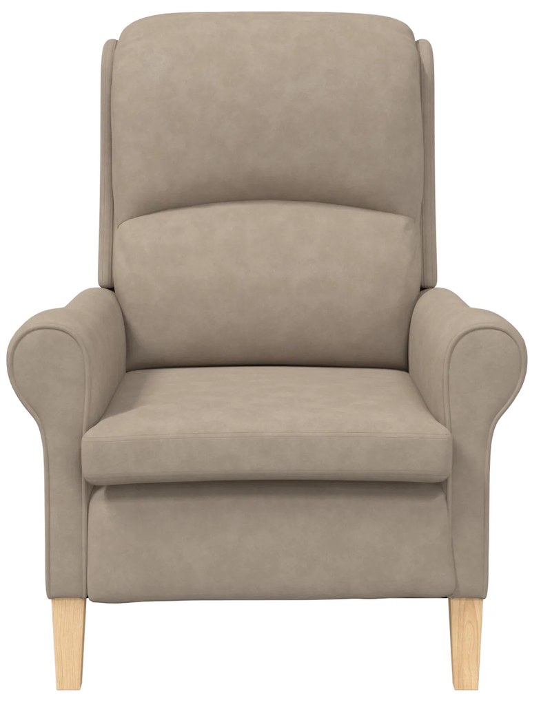 vidaXL Πολυθρόνα Taupe 76 x 94 x 102 εκ. Μικροΐνες