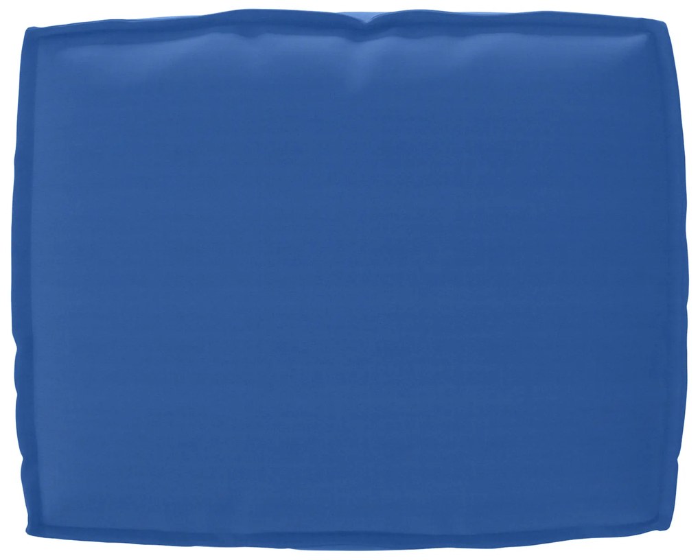 vidaXL Μαξιλάρι παλέτας για πλάτη Μπλε Ρουά 50 x 40 x 12 cm