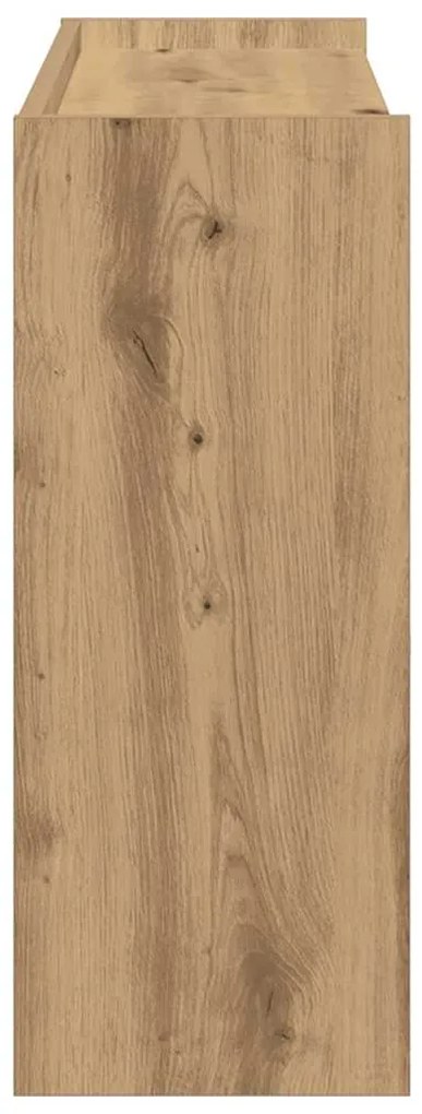 vidaXL Ράφι παπουτσιών  Artisan Oak 80x25x62 cm Κατασκευασμένο ξύλο