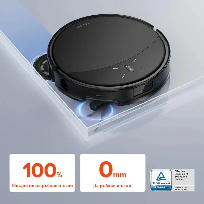 Ρομποτική ηλεκτρική σκούπα με AI Roborock Saros 10, 65W, 22000 Pa, 270 ml, SMART, Στεγνός και υγρός καθαρισμός, LiDAR, StarSight, 180 λεπτά αυτονομίας, Μαύρο