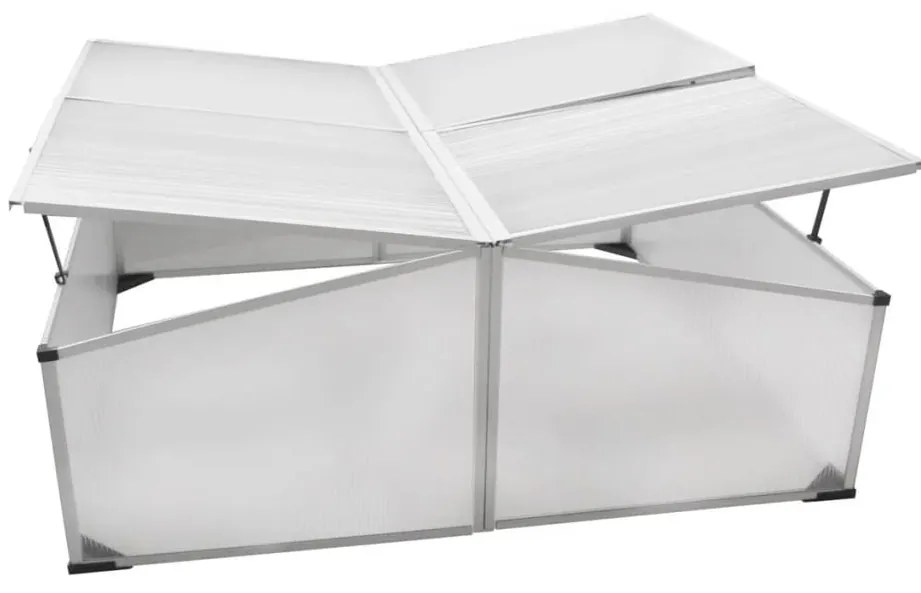vidaXL Χαμηλό Θερμοκήπιο 4 Πορτάκια 108x41x110 cm