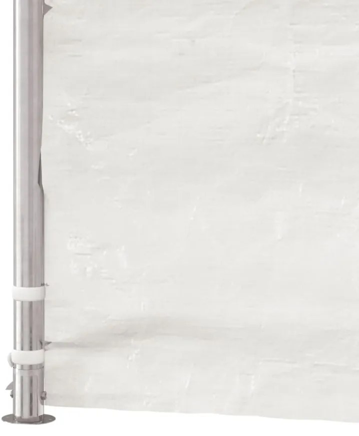 vidaXL Κιόσκι με Τέντα Λευκό 17,84 x 4,08 x 3,22 μ. από Πολυαιθυλένιο