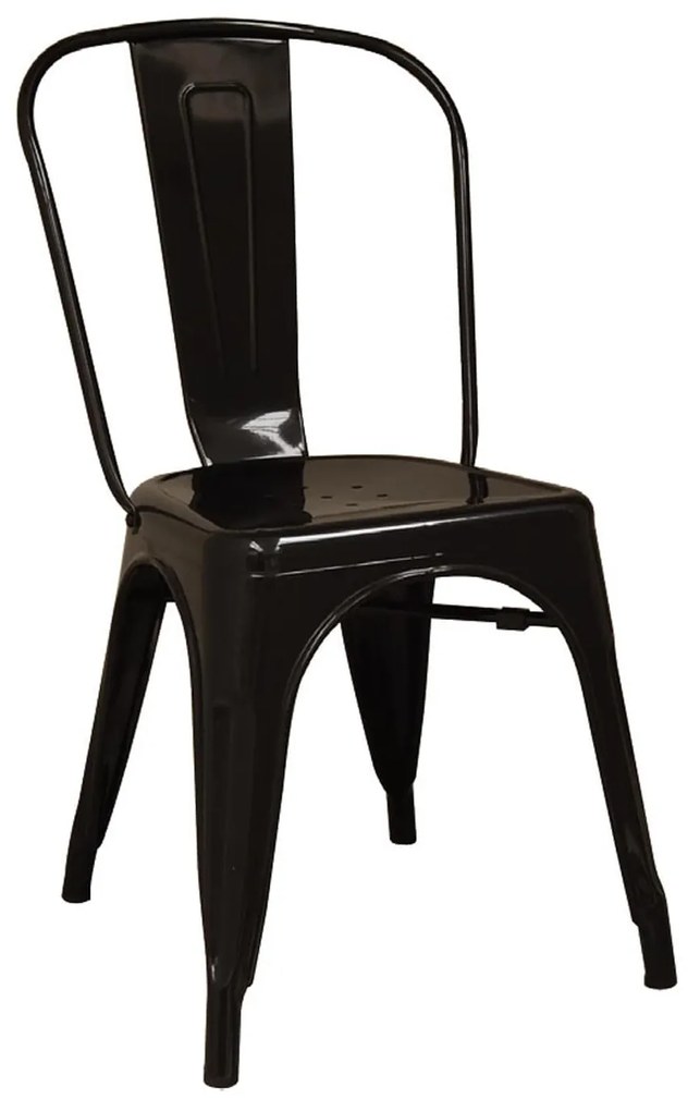 Καρέκλα Relix Black Ε5191,1 45Χ51Χ85 cm Metal